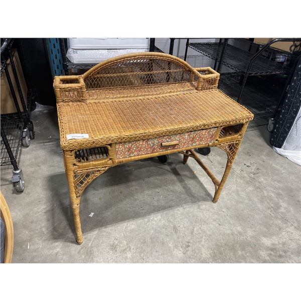 RATTAN VANITY DESK