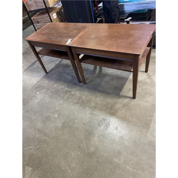 PAIR OF VINTAGE SIDE TABLES