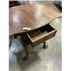 Image 4 : VINTAGE DROPSIDE TABLE WITH DRAWERS