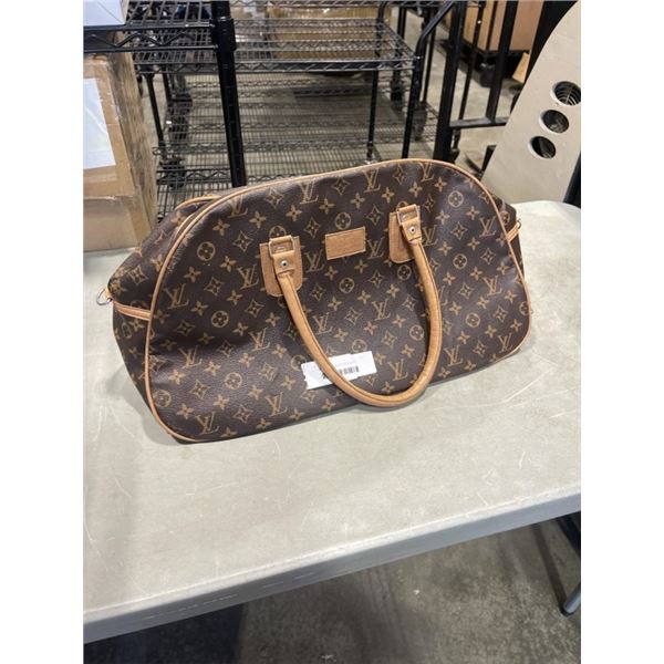 'LV' TRAVEL BAG, UNAUTHENTICATED
