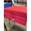 Image 2 : RED FOLDING SLEEP MATT, 27 X 76 INCH