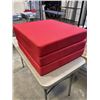 Image 3 : RED FOLDING SLEEP MATT, 27 X 76 INCH