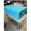 Image 3 : TEAL FOLDING SLEEP MATT, 39 X 76 INCH