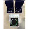 Image 1 : 2 NEW PEARL BRACELETS AND AUTHENIC JADE BRACELET