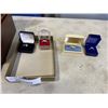 Image 2 : JEWELLERY BOX W/ CONTENTS AND 4 DINNER RINGS