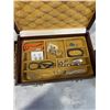 Image 7 : JEWELLERY BOX W/ CONTENTS AND 4 DINNER RINGS