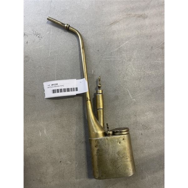 ANTIQUE BRASS PIPE