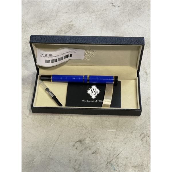 WORDWORTH AND BLACK FOUNTAIN PEN
