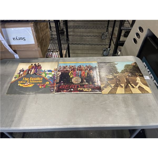 3 BEATLES RECORDS