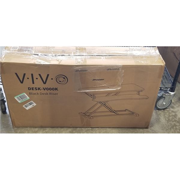 VIVO BLACK DESK RISER