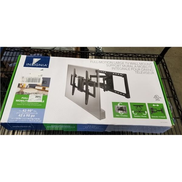 INSIGNIA 42-90" FULL MOTION TV MOUNT