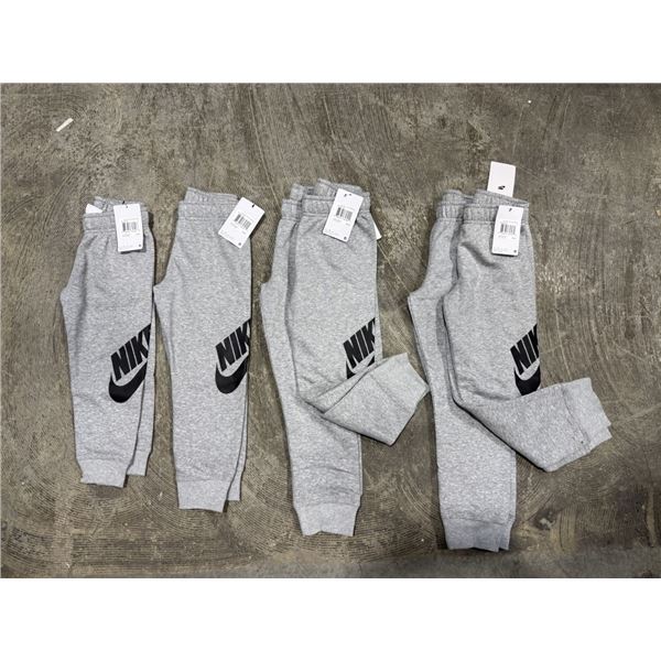 BRAND NEW KIDS / INFANT NIKE SWEAT PANTS, 6PCS, RETAIL$252 - SIZES 2 LARGE, 2 MEDIUM, 1 SMALL, 1 X-S
