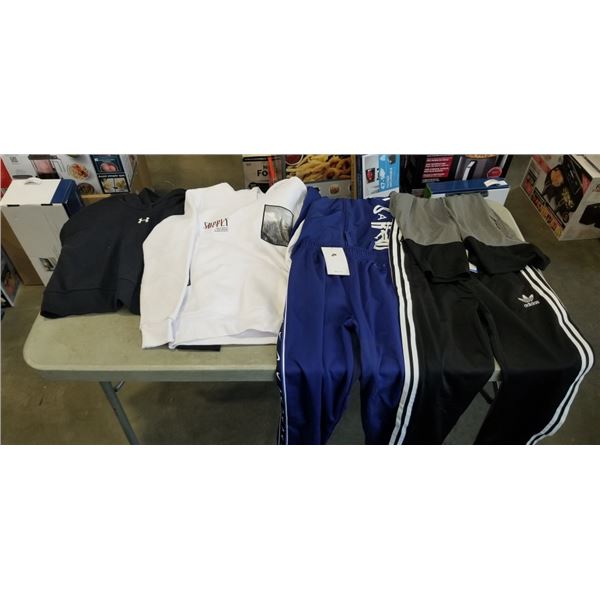 6 PCS NEW ASSORTED BOYS CLOTHING - SIZE YOUTH MEDIUM, VARIOUS BRANDS INCLUDING NIKE,