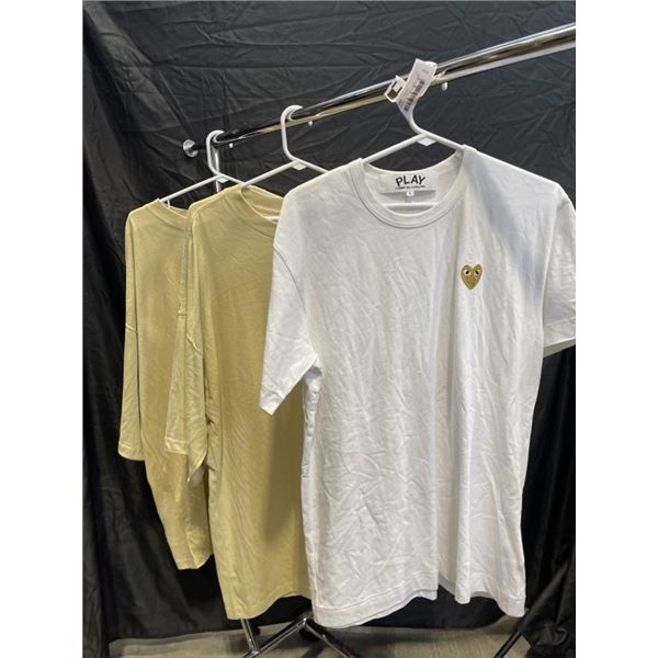 3 NEW MENS SIZE LARGE T-SHIRTS - NIKE AND PLAY