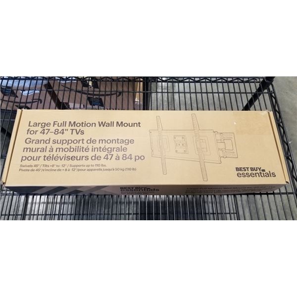 BBE 47-84" FULL MOTION TV WALL MOUNT