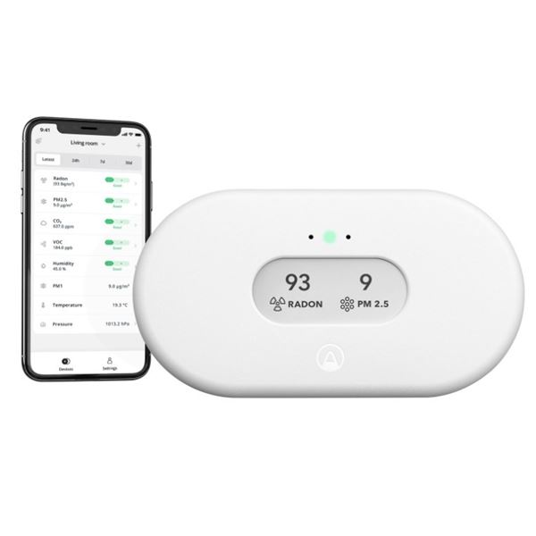 AIRTHINGS VIEW PLUS AIR QUALITY MONITOR - TESTED WORKING, RETAIL $389
