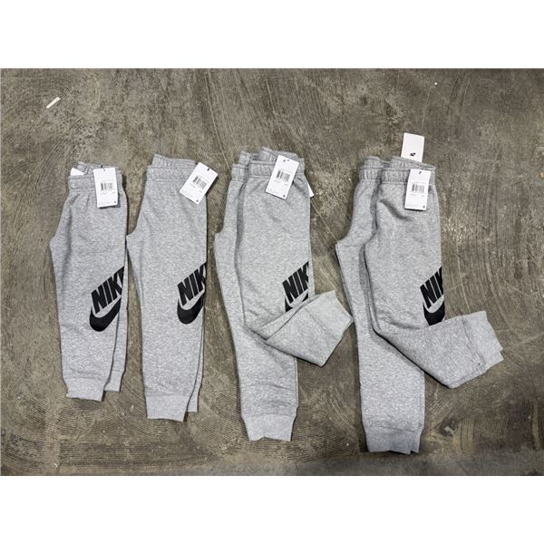 BRAND NEW KIDS / INFANT NIKE SWEAT PANTS, 6PCS, RETAIL$252 - SIZES 2 LARGE, 2 MEDIUM, 1 SMALL, 1 X-S