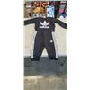 Image 3 : 4 PCS NEW INFANT CLOTHING - 2 ADIDAS SWEATERS 6-9M AND 9-12M, NIKE 12M PANTS, AND ADIDAS 18M PANTS