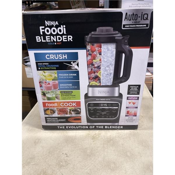 NINJA FOODI 1.92 1400W HOT AND COLD BLENDER - TESTED WORKING, RETAIL $179