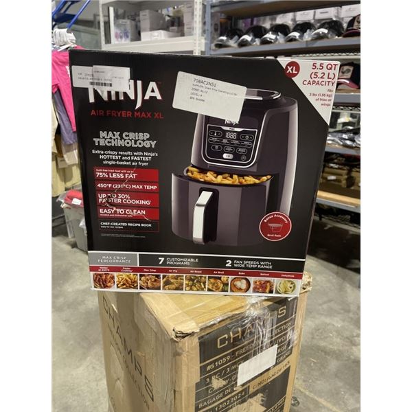 NINJA 5.2L AIR FRYER MAX XL - TESTED WORKING, RETAIL $249
