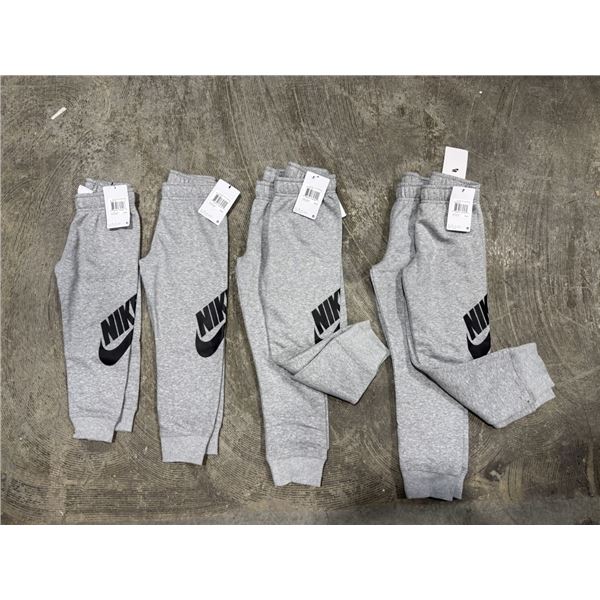 BRAND NEW KIDS / INFANT NIKE SWEAT PANTS, 6PCS, RETAIL$252 - SIZES 2 LARGE, 2 MEDIUM, 1 SMALL, 1 X-S