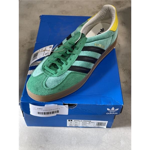NEW PAIR OF ADIDAS GAZELLE SIZE 12 SHOES