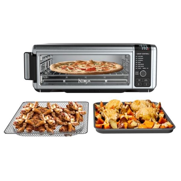 NINJA 10-IN-1 DUAL HEAT AIR FRYER OVEN - TESTED WORKING, RETAIL $299