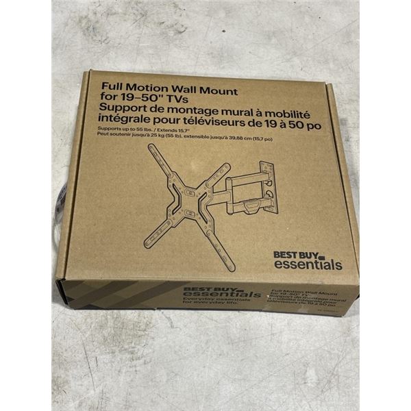 BBE 19-50" FULL MOTION TV WALL MOUNT