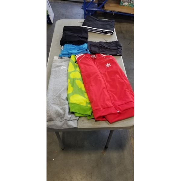 7 PCS NEW ASSORTED BOYS CLOTHING - SIZE YOUTH MEDIUM, VARIOUS BRANDS INCLUDING NIKE,