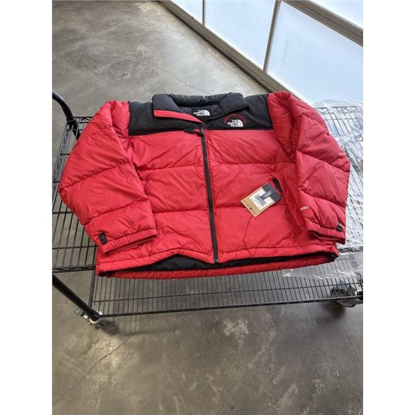 NEW NORTH FACE 96 RETRO NUPTSE JACKET RED / BLACK EXPEDITION , SIZE MENS XLARGE RETAIL $430