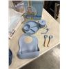 Image 3 : 3 NEW BABY FEEDING SETS, SILICONE DISHWASHER AND MICROWAVE SAFE, ASSORTED COLOR AND VARIATIONS PER L