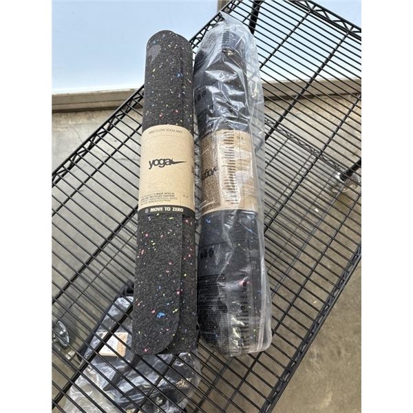 2 NEW NIKE FLOW YOGA MATTS, RETAIL $68 EACH, 4MM