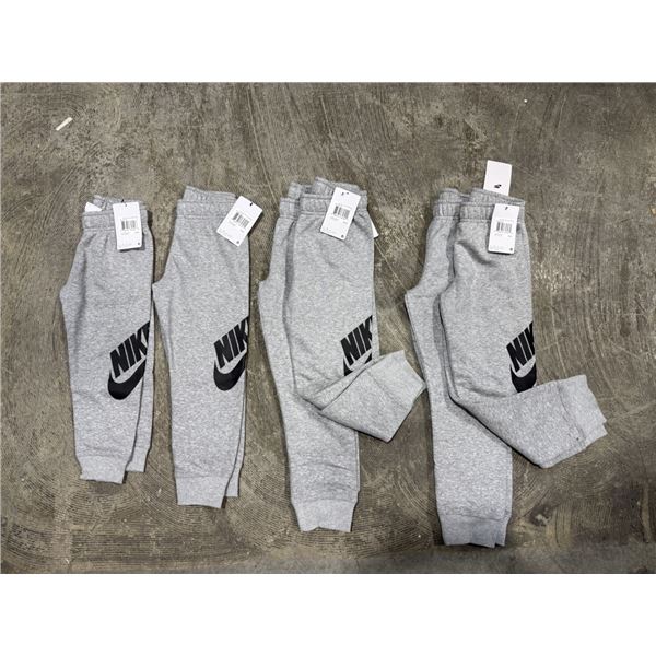 BRAND NEW KIDS / INFANT NIKE SWEAT PANTS, 6PCS, RETAIL$252 - SIZES 2 LARGE, 2 MEDIUM, 1 SMALL, 1 X-S