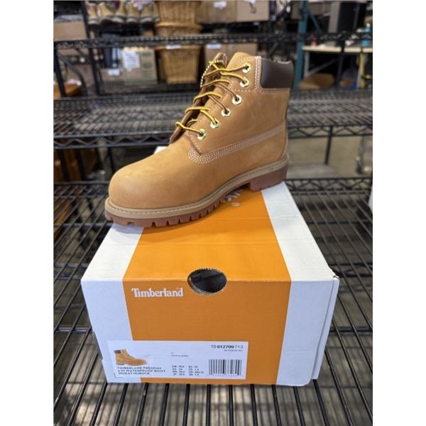 NEW TIMBERLAND PREMIUM 6 INCH WATERPROOF YOUTH BOOT - SIZE 2