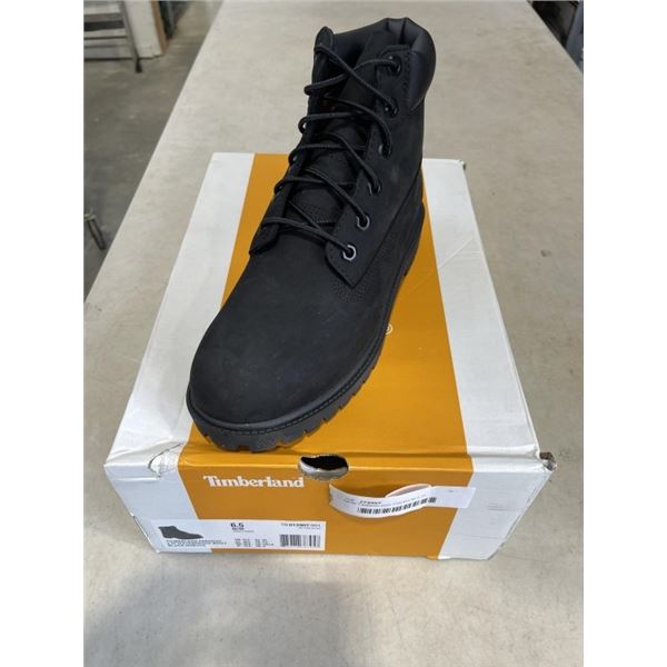 NEW TIMBERLAND PREMIUM 6 IN WATERPROOF BOOT BLACK NUBUCK SIZE JUNIOR 6.5