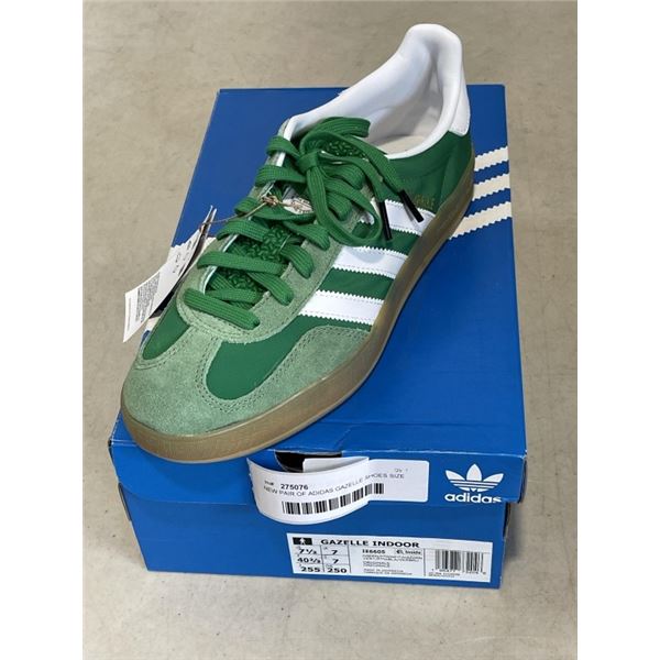 NEW PAIR OF ADIDAS GAZELLE SHOES SIZE US 7.5
