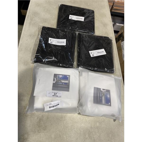 2 NEW UNIVERSAL SEAL KITS FOR AIR CONDITIONER / DRYER/ VENT KITS WITH ADHESIVE FASTENER AND 3 NEW DI