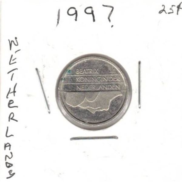 Netherlands Iguiden Coin, 25 Cent