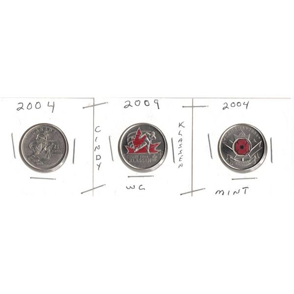 THREE  Quarters ,  2004   Saint Croix Island,2007 Cindy Klassen and 2004 Coloured Poppy