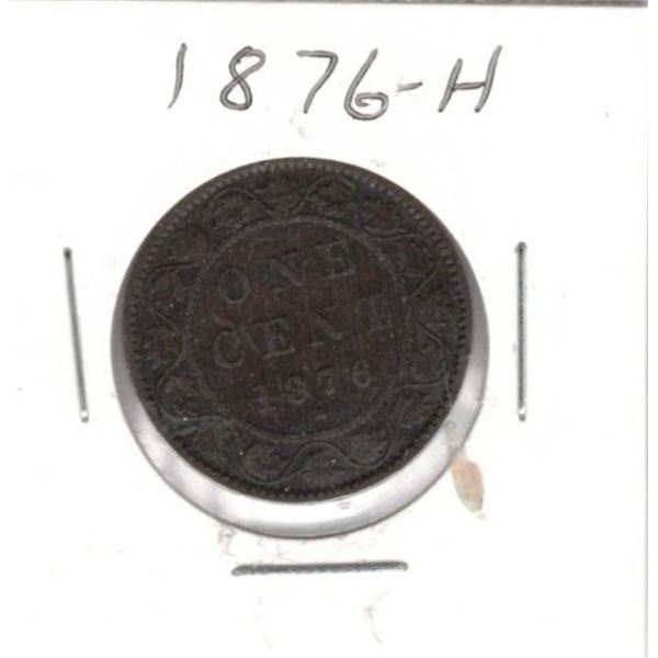 1876-H Canadian Large Cent
