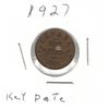 Image 1 : 1927 Canadian Small Cent, Key Date