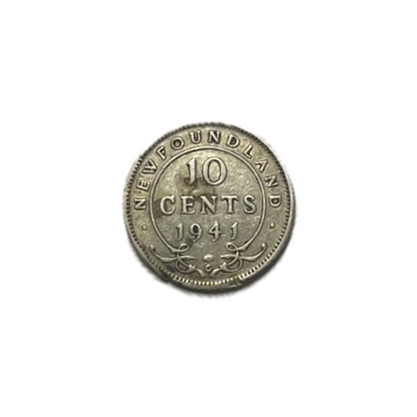 1941 NEWFOUNDLAND Ten Cents