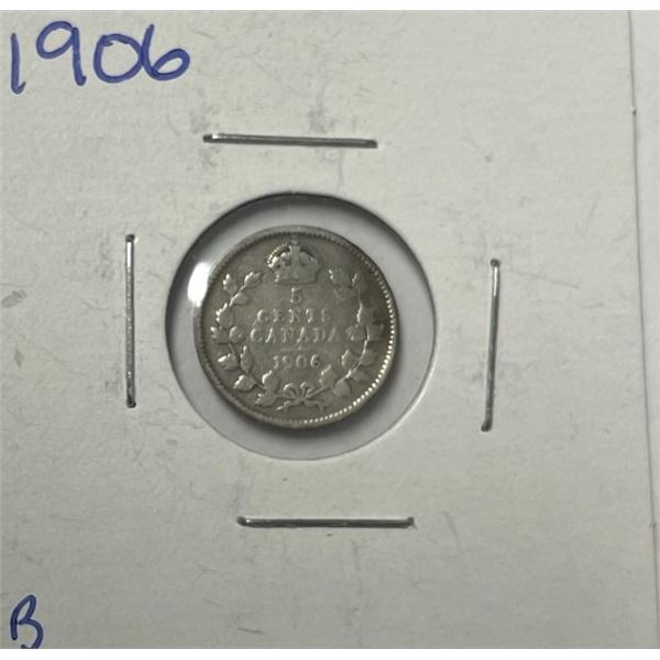 1906 Canada Five Cent Coin