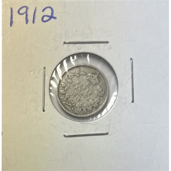 1912 Canada Five Cent Coin