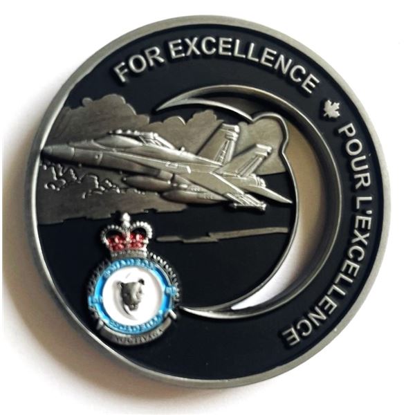 RCAF SHARKS Challenge Coin 410 SQN Cougars