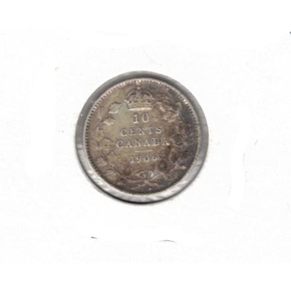 1906 Canada Ten Cent Coin
