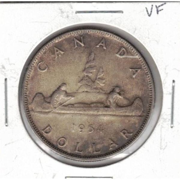 1954 Canadian Silver Dollar