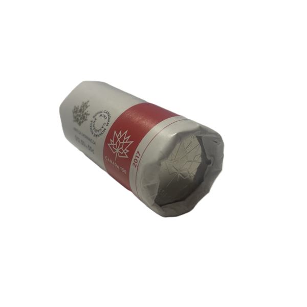 Roll of 2017 50 Cent Coins , SPECIAL WRAP