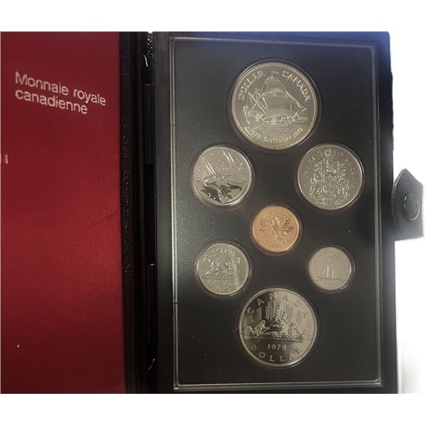 1979 Coin Set With Griffon Silver Dollar