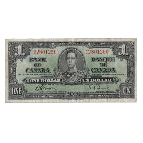 1937 One Dollar Bill